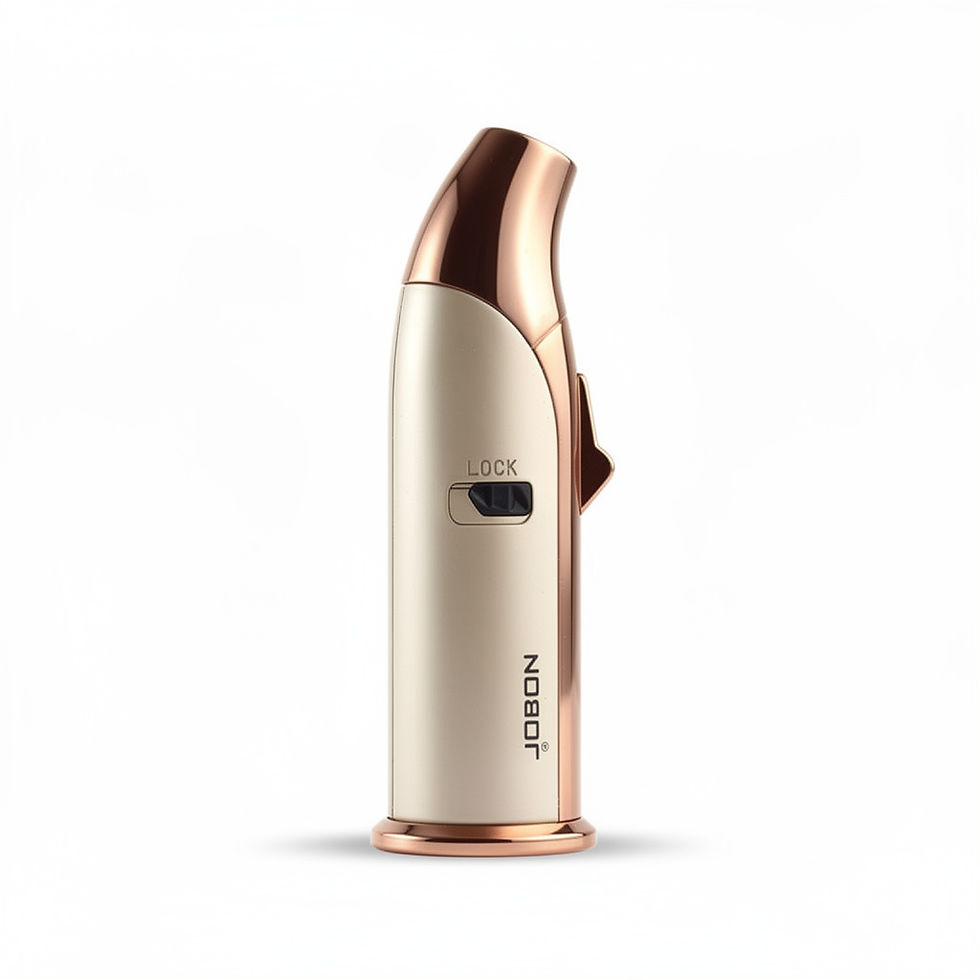 Jobon Brand Butane Jet Lighter Rose Gold