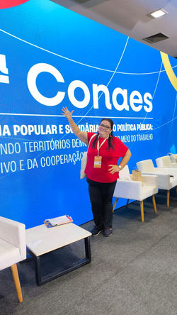 Participação da nossa presidente na 4ª Conaes