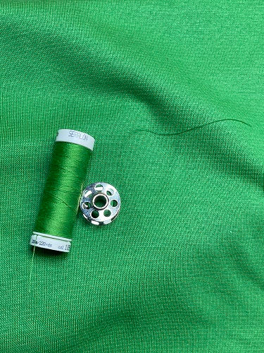 Miniature : Bord côtes jersey Vert pomme 536