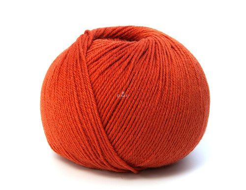 Thumbnail: Fil tricot et crochet Merino Essentiel 4 n° 853 Orange potimarron DMC