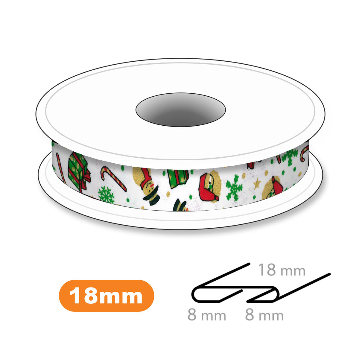 Biais motif Noël n° 302