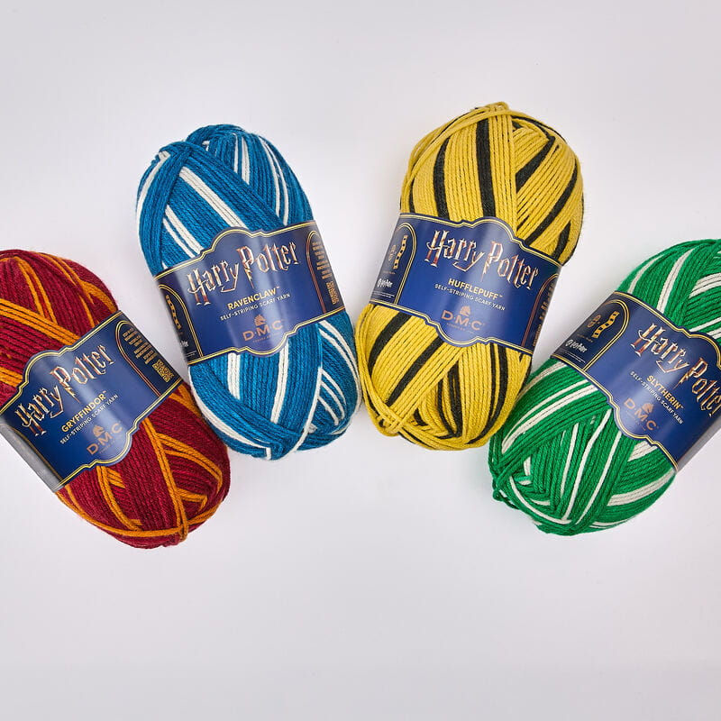 les 4 pelotes de laine des écharpes Harry Potter