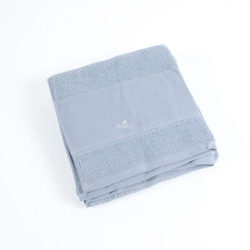 Miniature : drap de bain plié bleu