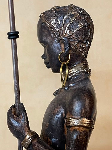 Miniature : Statue Le Garçon et l'éléphanteau J-Line