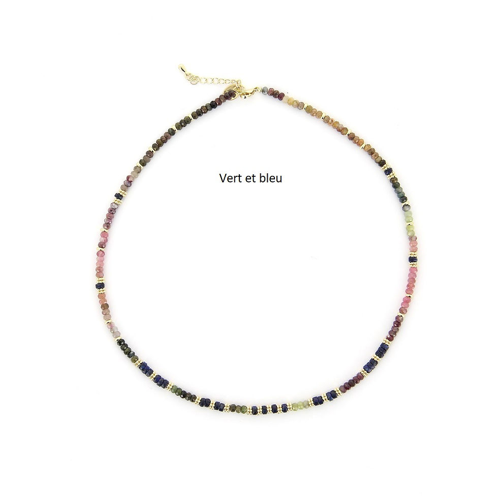Miniature : Collier en Pierres Véritables Belle Mais Pas Que