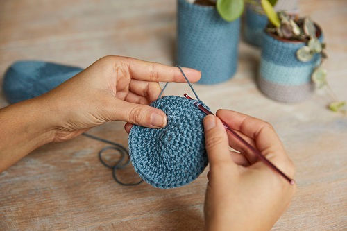 Miniature : J'habille mes plantes - Kit Mindfull DMC au crochet