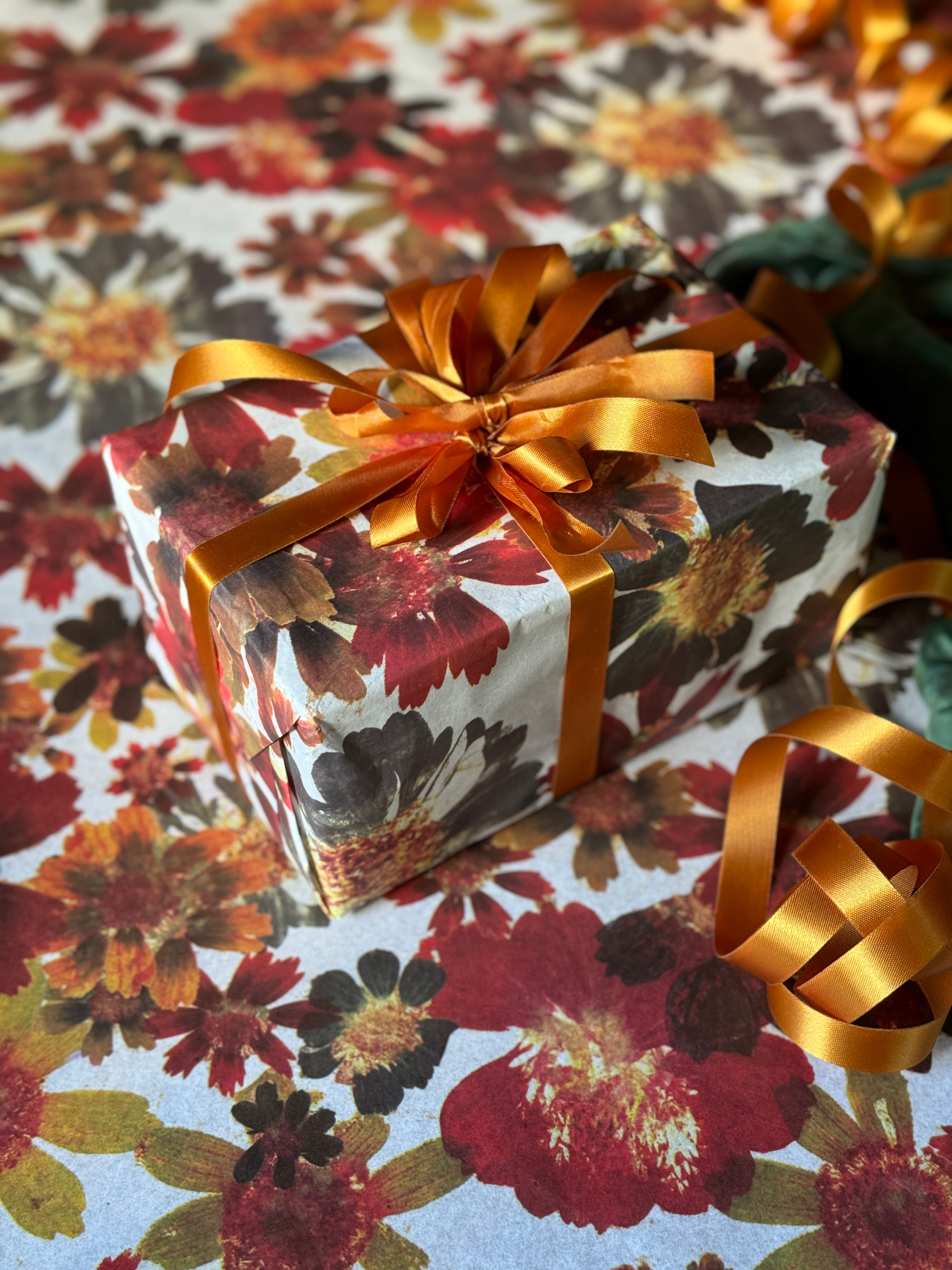 Decorative Flower Tissue Paper Pack