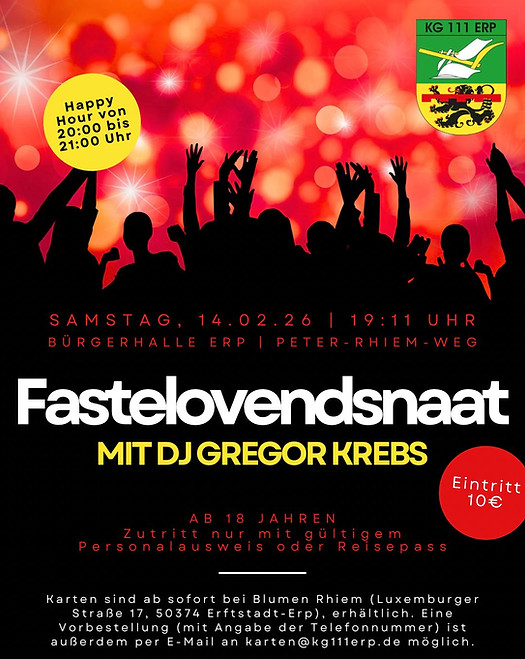 Fastelovendsnaat 2026