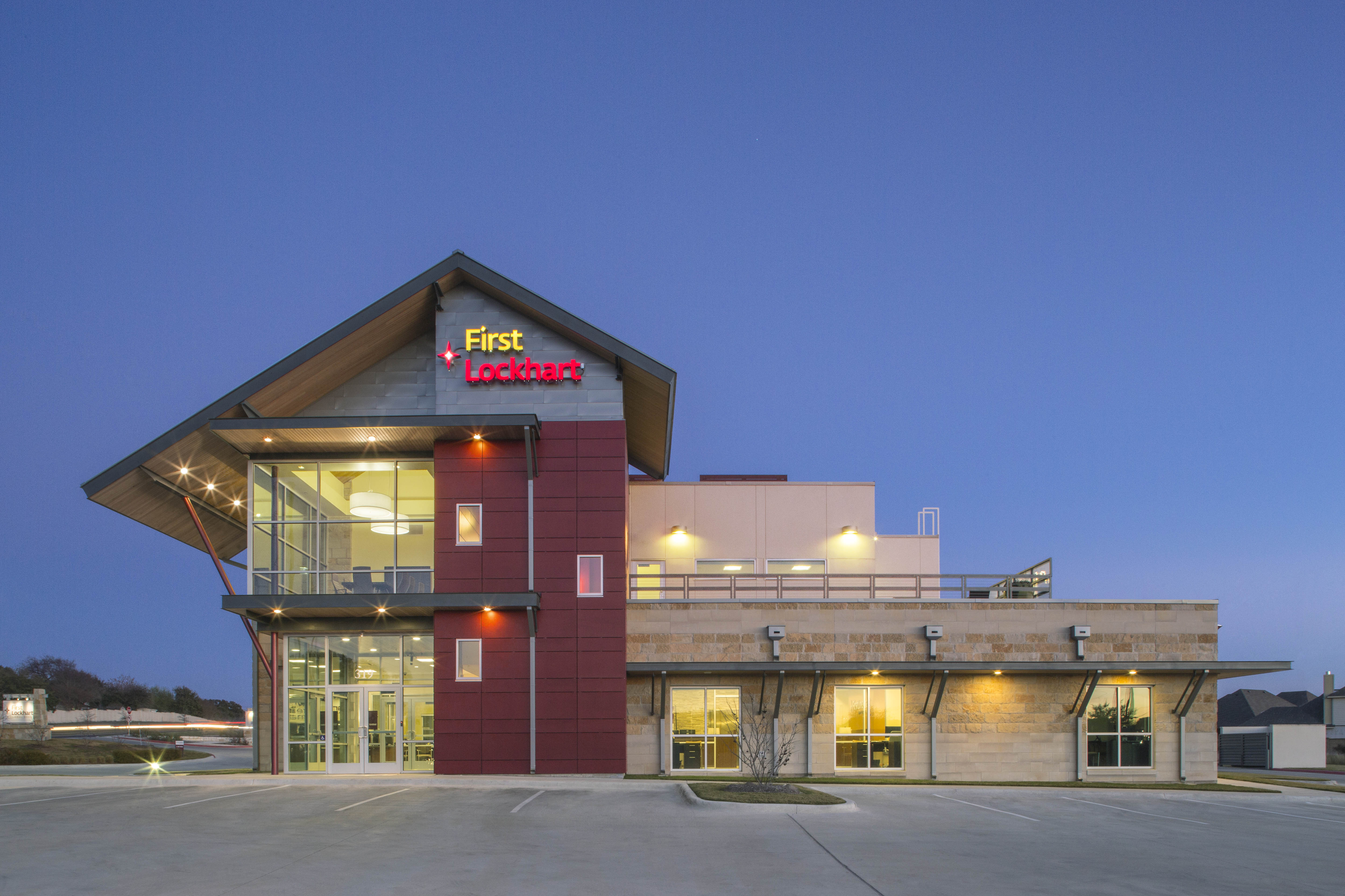 First Lockhart National Bank Antenora Architects