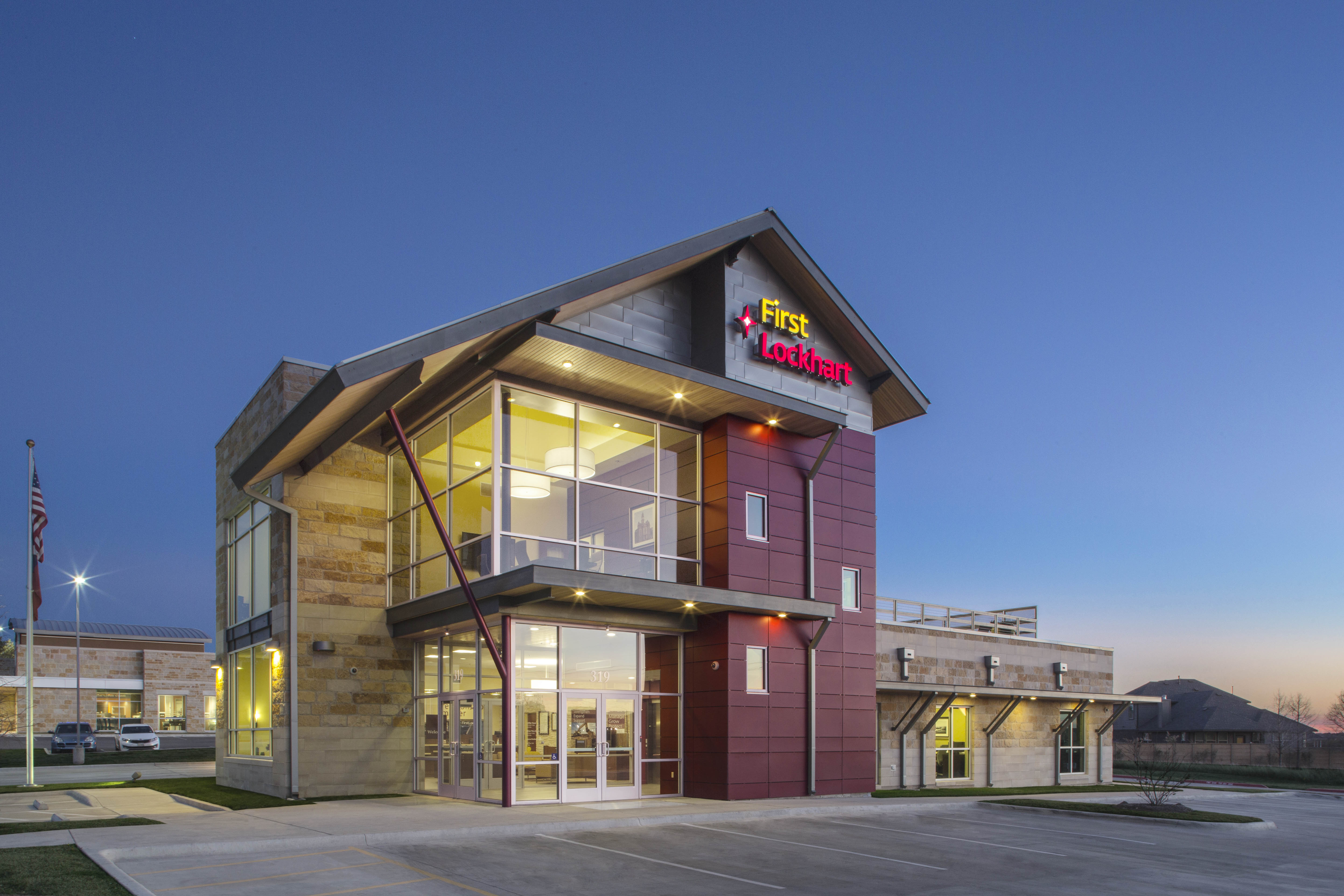 First Lockhart National Bank Antenora Architects