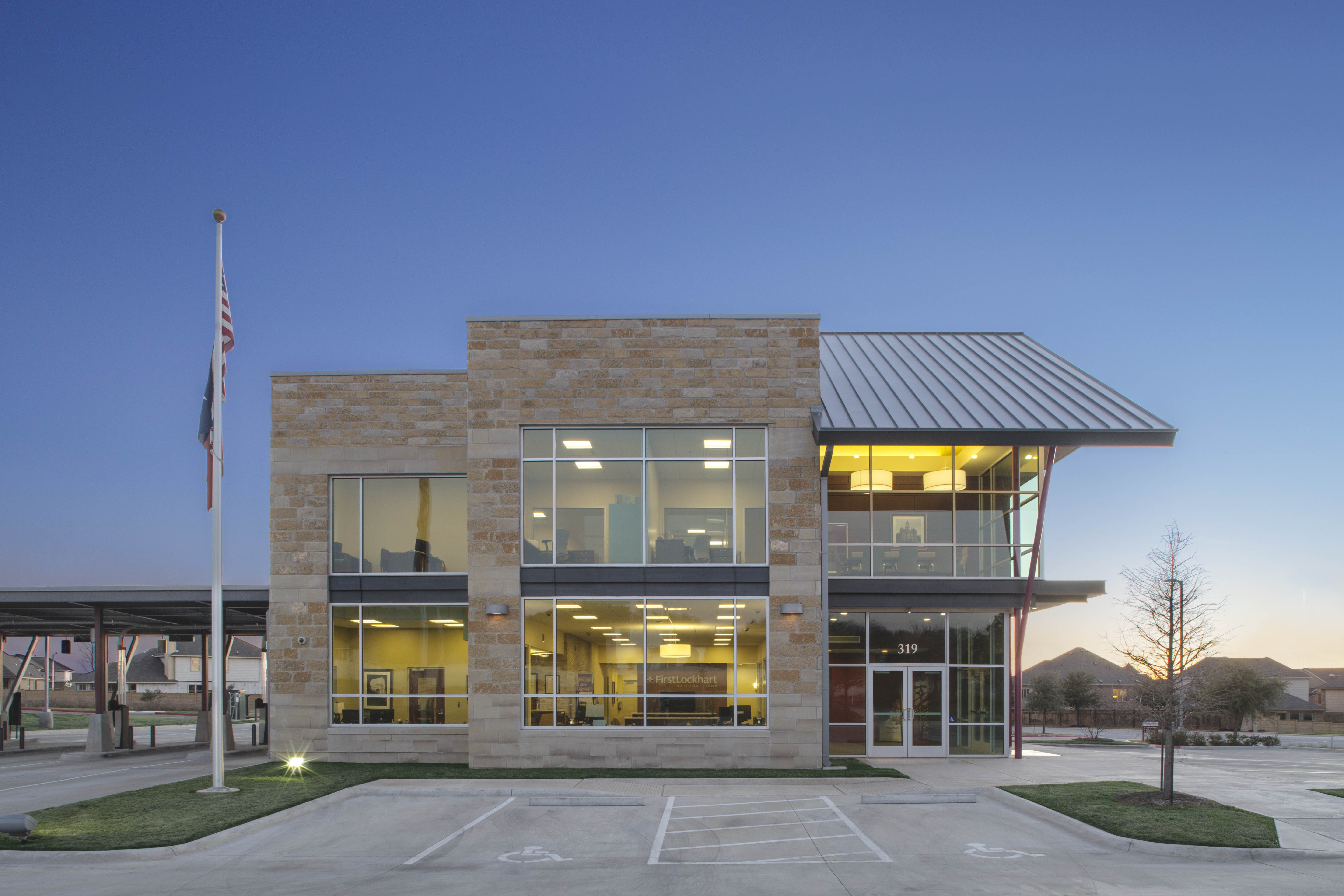 First Lockhart National Bank Antenora Architects