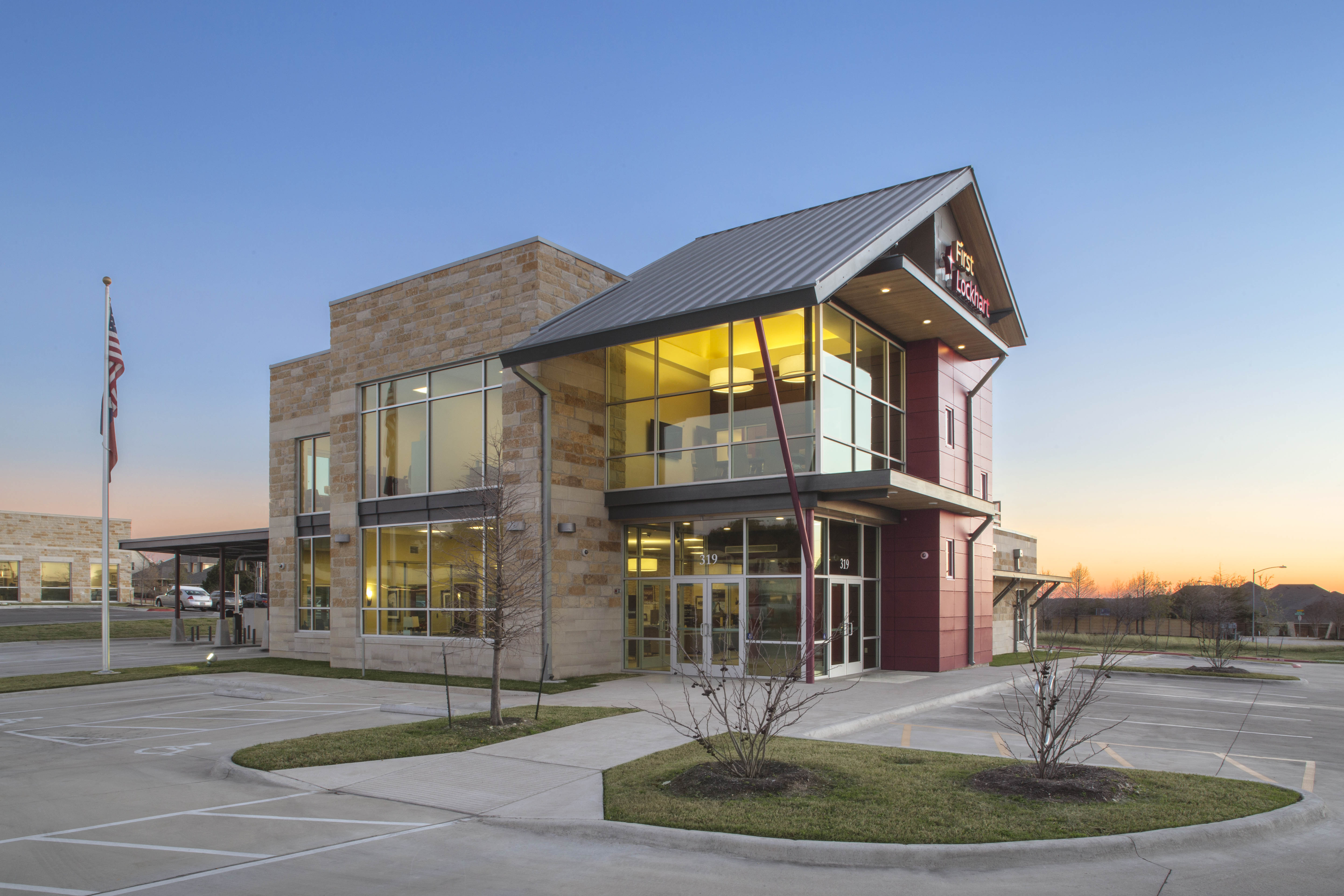 First Lockhart National Bank Antenora Architects