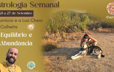 O Equinócio convida-nos a encontrar um novo equilíbrio entre a Luz e a sombra, entre o eu e o outro. O Sol entra em Balança, enquanto Vénus em Escorpião nos leva mais fundo nas relações, convidando-nos a escolher com mais Verdade, profundidade e consciência. E no dia 26, a Lua Cheia em Carneiro, a Lua da Colheita, ilumina aquilo que temos vindo a semear. 🌹 Que relações estão verdadeiramente em equilíbrio? 🌹 Onde estás a dar mais do que recebes? 🌹 O que precisas de libertar? Nesta semana, o céu recorda-nos que o equilíbrio que procuramos no mundo começa no equilíbrio que somos capazes de criar dentro de nós. ✨ Uma semana para sentir, reconhecer, colher e escolher. Porque aquilo que alimentas na tua Vida é aquilo que, mais cedo ou mais tarde, estás chamada a colher. 🌹