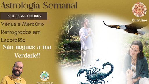Esta semana, o Céu convida-te a mergulhar nas profundezas da tua Alma. Com o Sol a entrar em Escorpião, Vénus a rever os nossos valores e relacionamentos e Mercúrio a iniciar o seu movimento retrógrado, chega o momento de olhar para o que já não pode permanecer escondido. Que padrões continuam a condicionar as tuas escolhas? Onde precisas de estabelecer limites? E o que está a pedir transformação na tua relação com o Amor, a abundância e o teu próprio valor? A mente e o Coração são chamados a encontrar-se para que possas reconhecer a tua Verdade, libertar velhas amarras e abrir espaço a um novo começo. Não tenhas medo de mergulhar. É nas profundezas que, por vezes, reencontras a tua Luz. 🌹