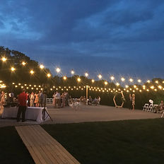 One Oak's Back Porch Area