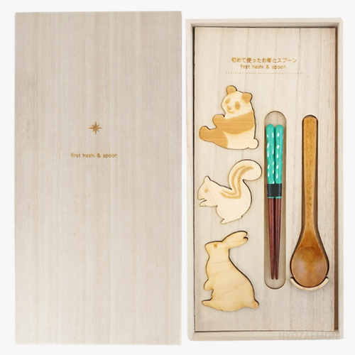 First chopsticks & spoon（Green） | orido