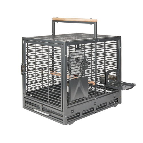Rainforest Safari Parrot Travel Cage Antique | myparrot