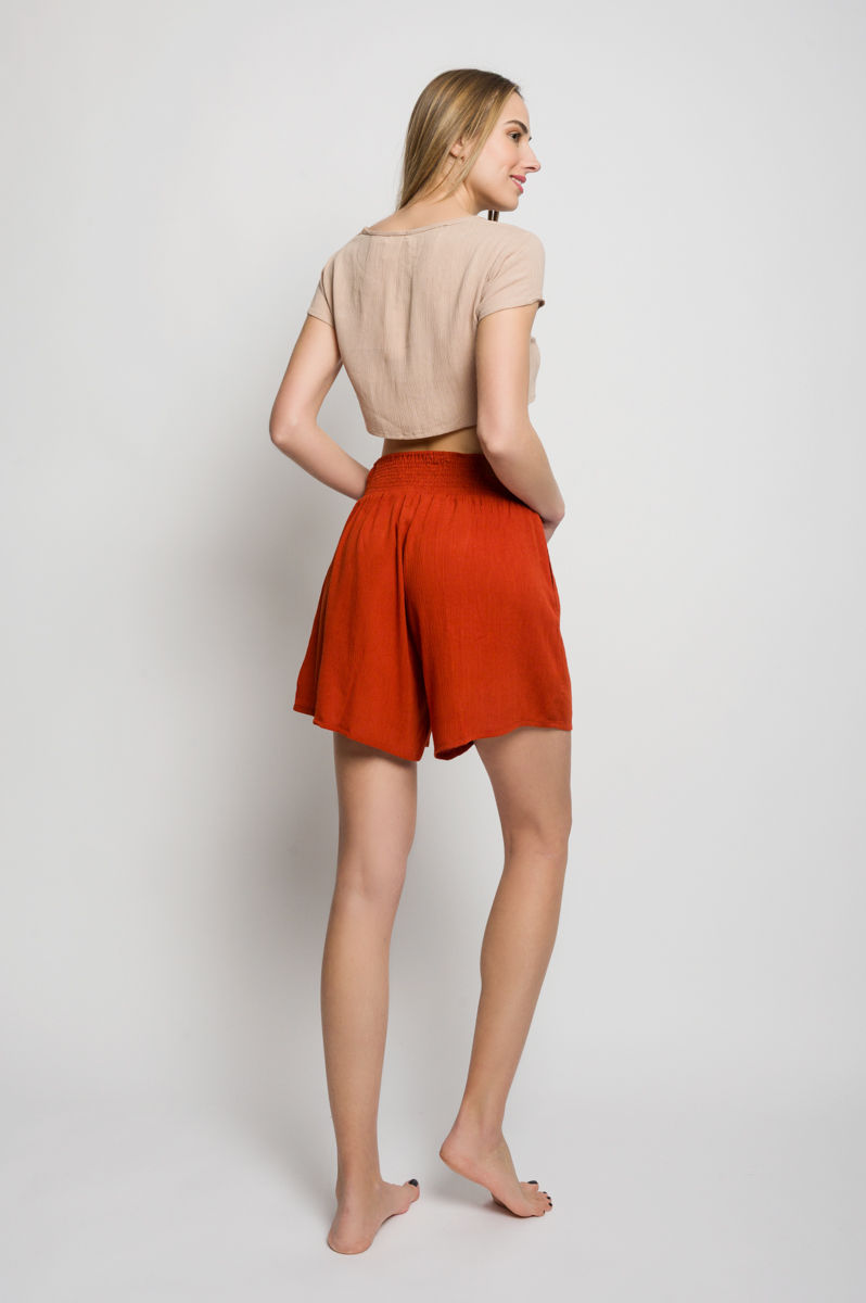Thumbnail: These shorts combine comfort with a bold, earthy style