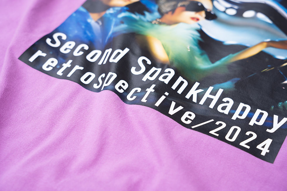 サムネイル： 『スパンクハッピーレトロスペクティヴ』Tシャツ(カラー:ラベンダー)