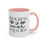 Thumbnail: Progress Over Perfection Boho Print Accent Coffee Mug (11, 15oz)