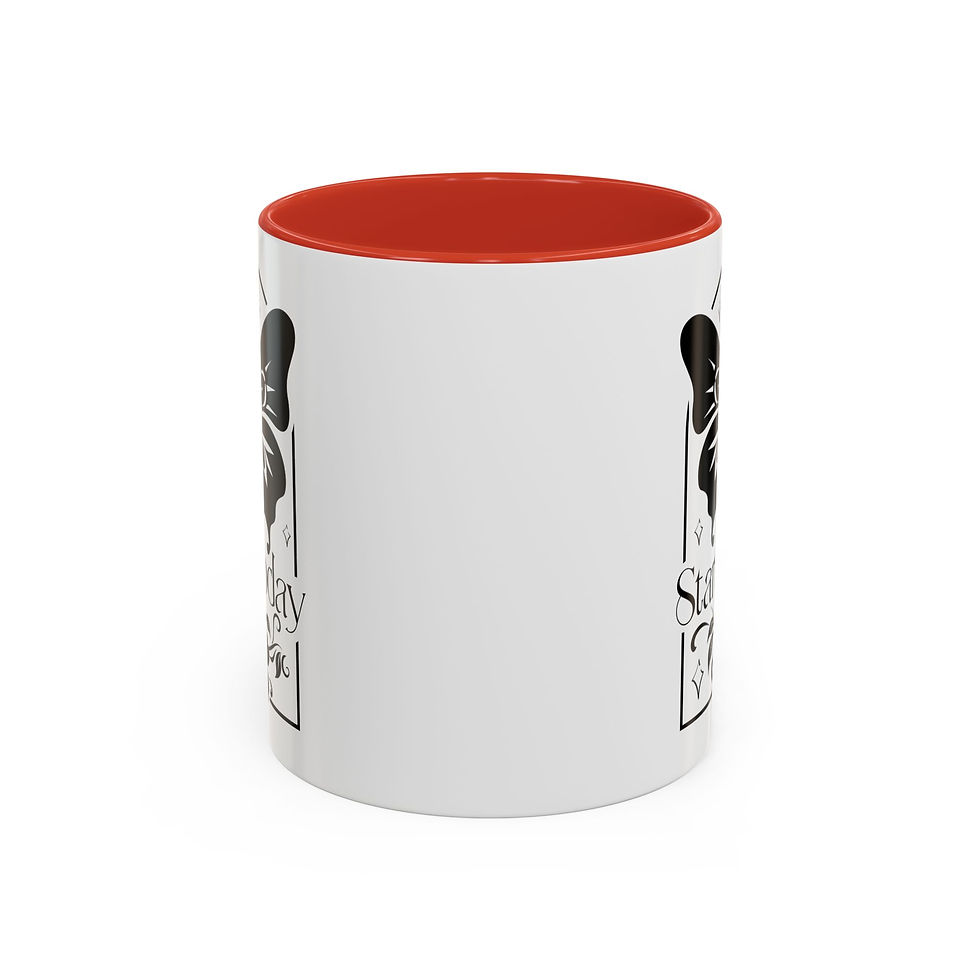 Thumbnail: Start Today Boho Butterfly Print Accent Coffee Mug (11, 15oz)