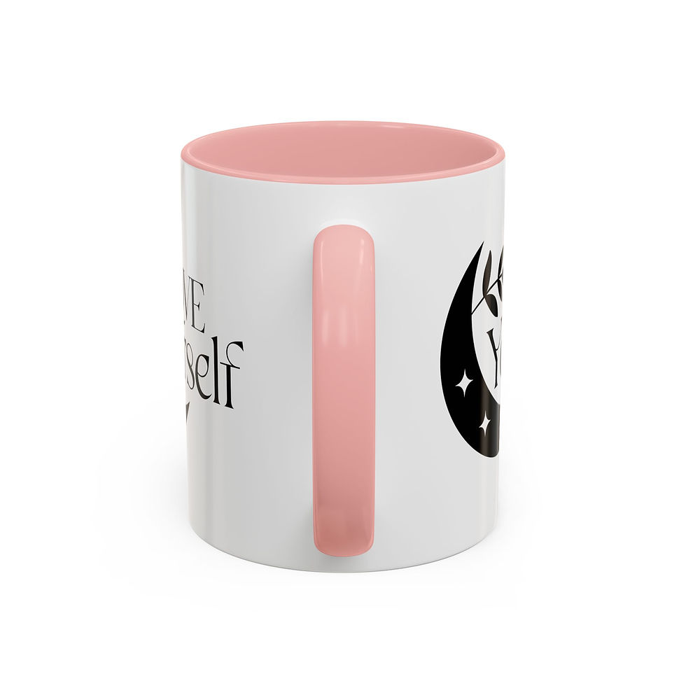 Thumbnail: Love Yourself Boho Print Accent Coffee Mug (11, 15oz)