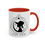 Thumbnail: Start Today Boho Style Print Accent Coffee Mug (11, 15oz)