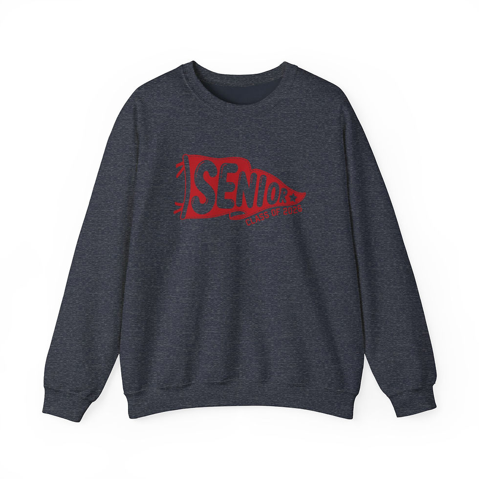 Thumbnail: Senior Class of 2026 Crewneck Sweatshirt, Graduation Gift, Unisex Apparel
