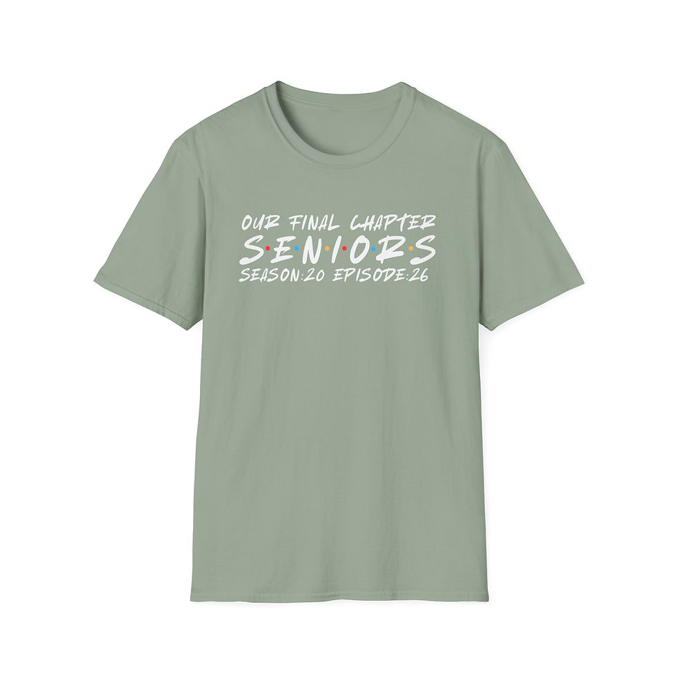 Thumbnail: Seniors Unisex Softstyle T-Shirt 2026 Our Final Chapter, Graduation Gift