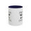 Thumbnail: Progress Over Perfection Boho Print Accent Coffee Mug (11, 15oz)