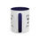 Thumbnail: Progress Over Perfection Boho Print Accent Coffee Mug (11, 15oz)