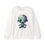 Thumbnail: Cute Zombie Crochet Style Doll Halloween Front Print Unisex Crewneck Sweatshirt 