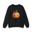 Thumbnail: Cute Crochet Style Pumpkin Halloween Front Print Unisex Crewneck Sweatshirt 