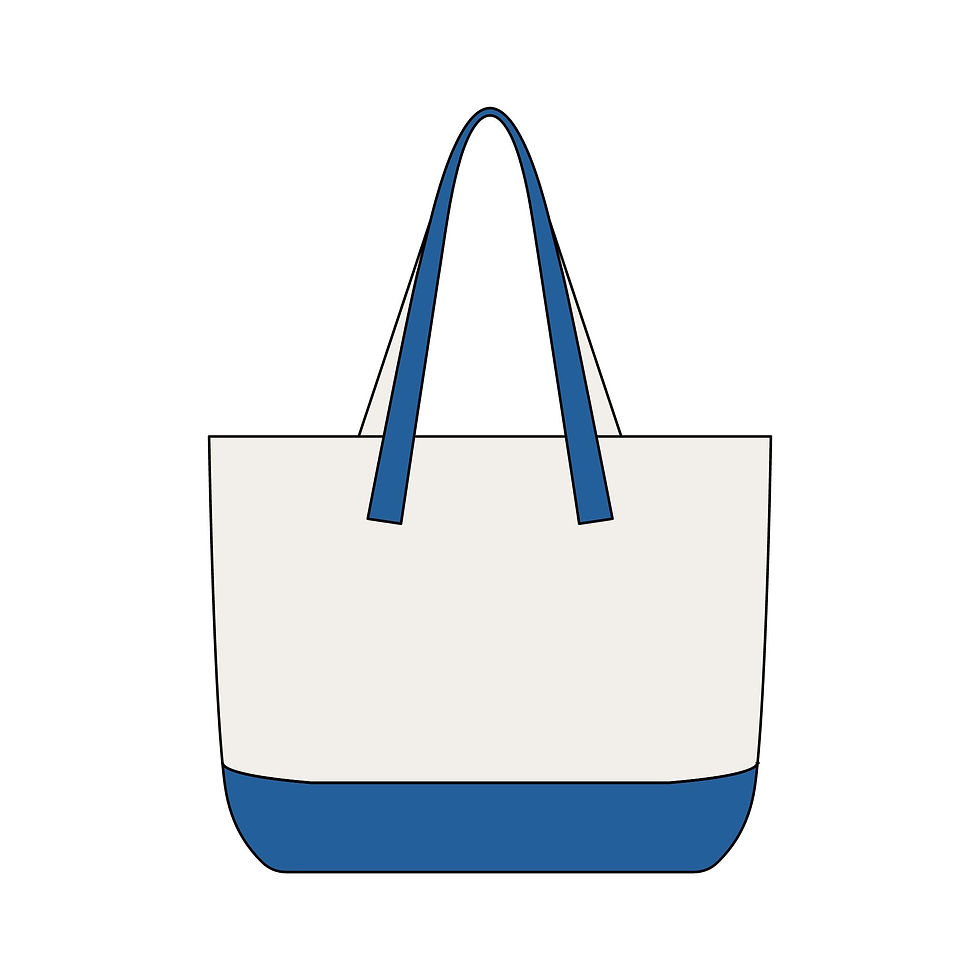 Thumbnail: Personalized Zippered Canvas Tote for Everyday Use