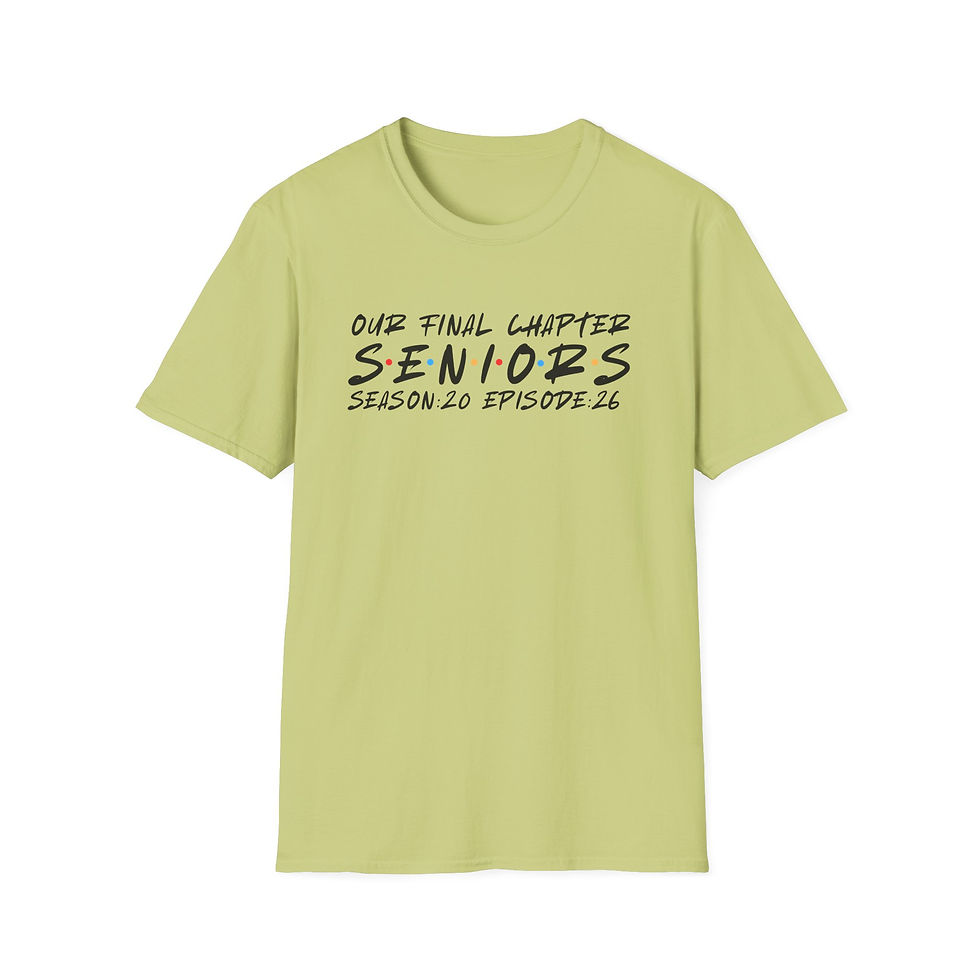 Thumbnail: Senior Farewell T-Shirt, Graduation Gift, Class of 2026, Last Chapter Shirt