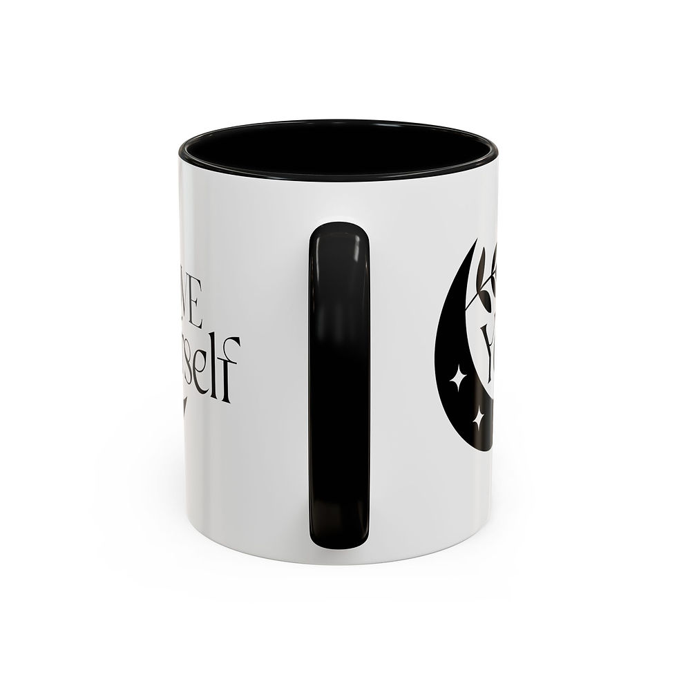 Thumbnail: Love Yourself Boho Print Accent Coffee Mug (11, 15oz)