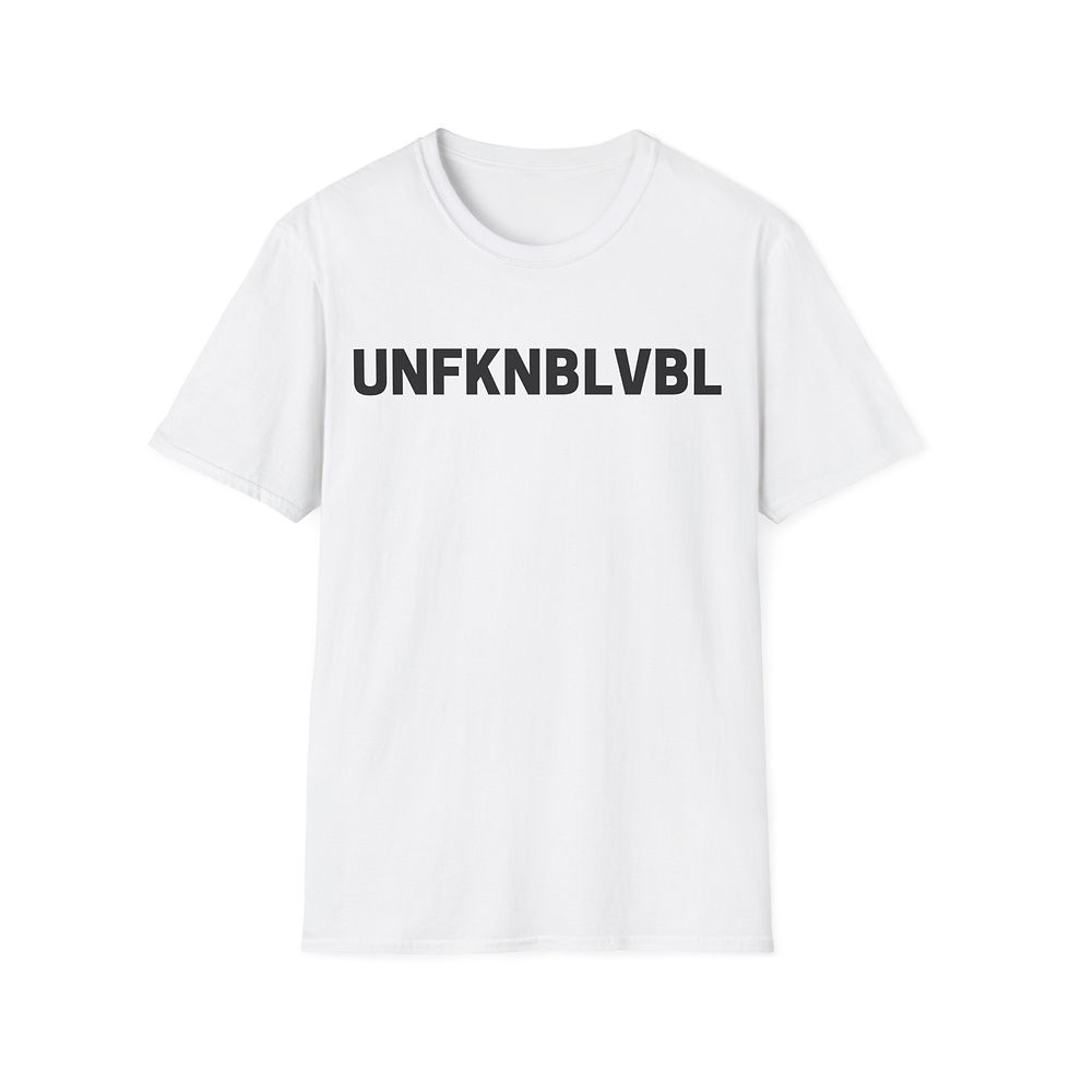 Thumbnail: Short Sleeve Unfknblvbl Unisex Comfortable Fit T-Shirt Unisex Softstyle T-Shirt