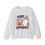 Thumbnail: Stay Spooky Retro Cute Hippie Ghost Halloween Print Unisex Crewneck Sweatshirt 