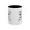 Thumbnail: Progress Over Perfection Boho Print Accent Coffee Mug (11, 15oz)