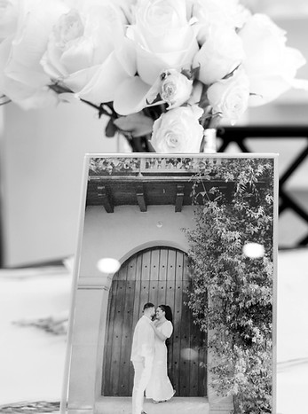 jules and sargon photo with white roses_