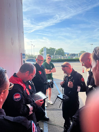 Firefighters using CHRIS from MEJOR Technologies.