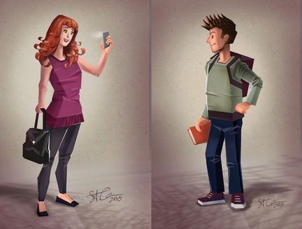 illustration digitale, onf, NFB, nadine, film, jako lanterne