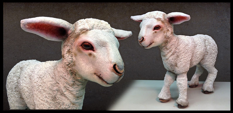 accessoire, théâtre, mouton,  jako lanterne