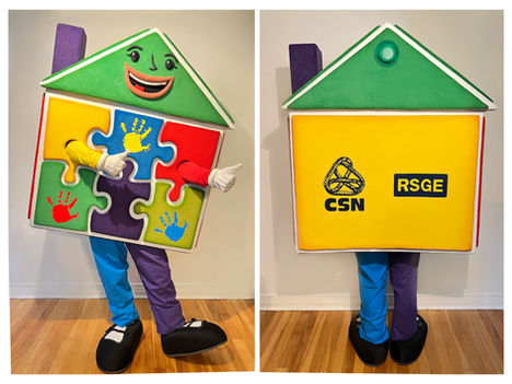CSN, RSGE, mascotte, costume, jako lanterne