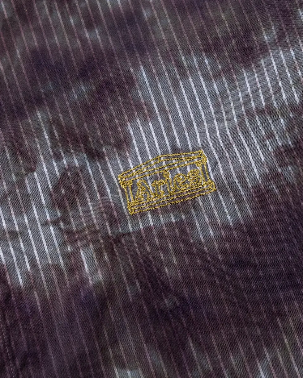 섬네일: Aries / Tie Dye Stripe Poplin Shirt / Black