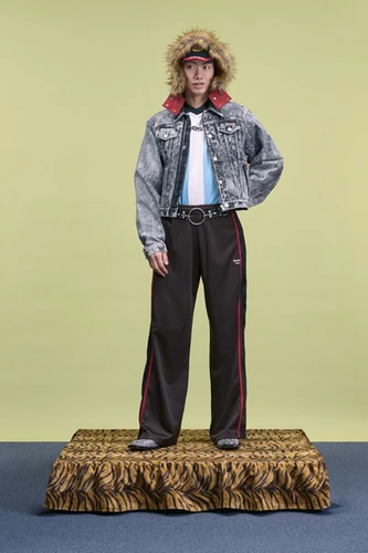 Martine Rose / WIDE LEG TRACKPANTS / BROWN | THE FOUR-EYED SHOP