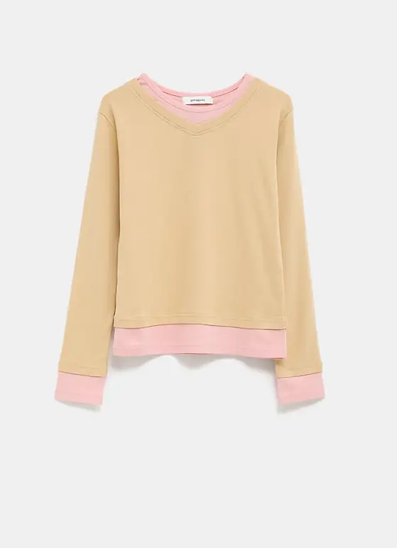 GIMAGUAS / SAM T-SHIRT / BEIGE-PINK | THE FOUR-EYED SHOP