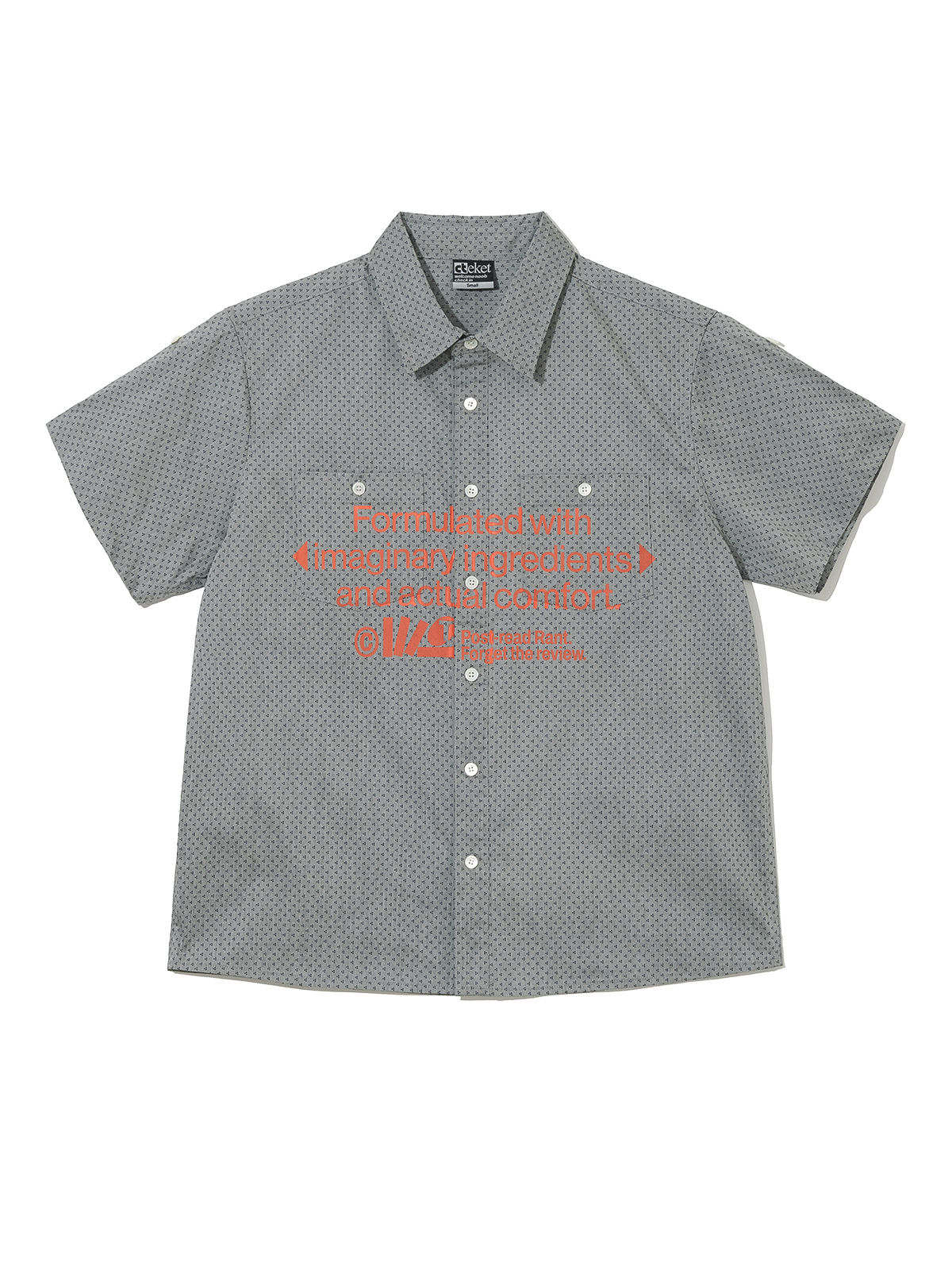 TEKET / IMAGINARY INGREDIENTS SHIRT / CHARCOAL