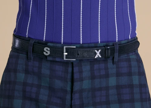 Martin Rose プリントベルト Martin Rose プリントベルト 【MARTINE ROSE】CANVAS BELT(CREAM) | AYIN