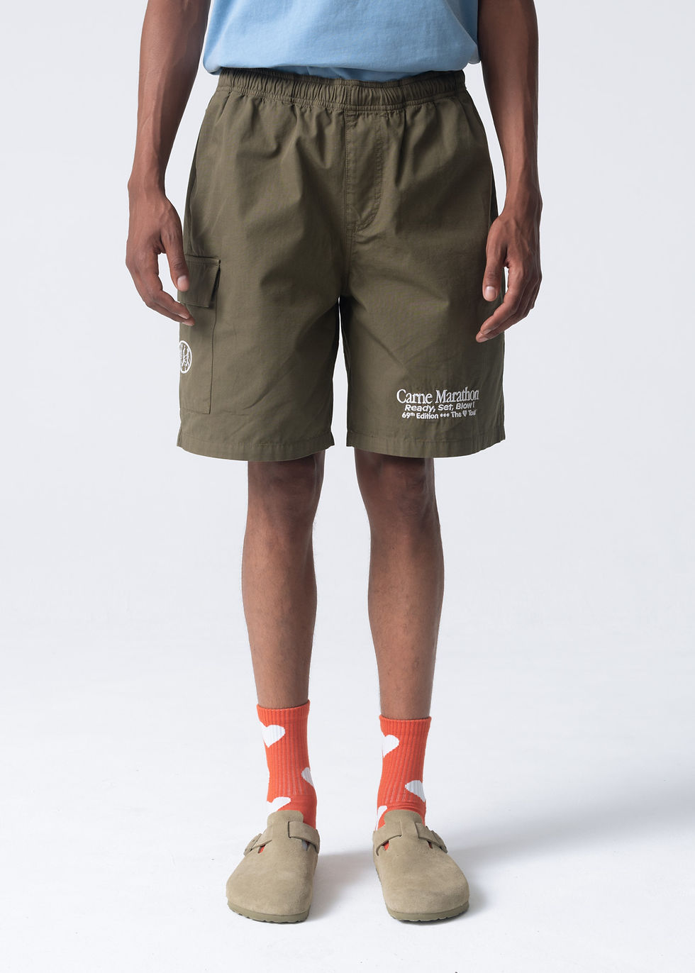 サムネイル： carne bollente / “A SHORT RUN” SHORTS / KHAKI